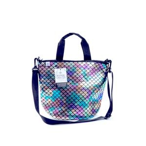 !Large! Samba Neoprene Lunch Tote Bag w Strap ✨ Mermaid